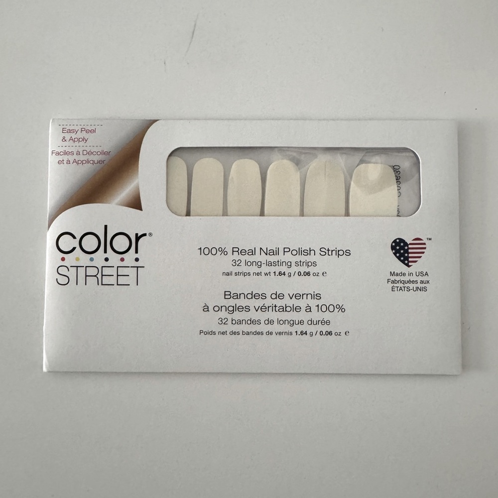 Color Street Cream Nail Polish Strips